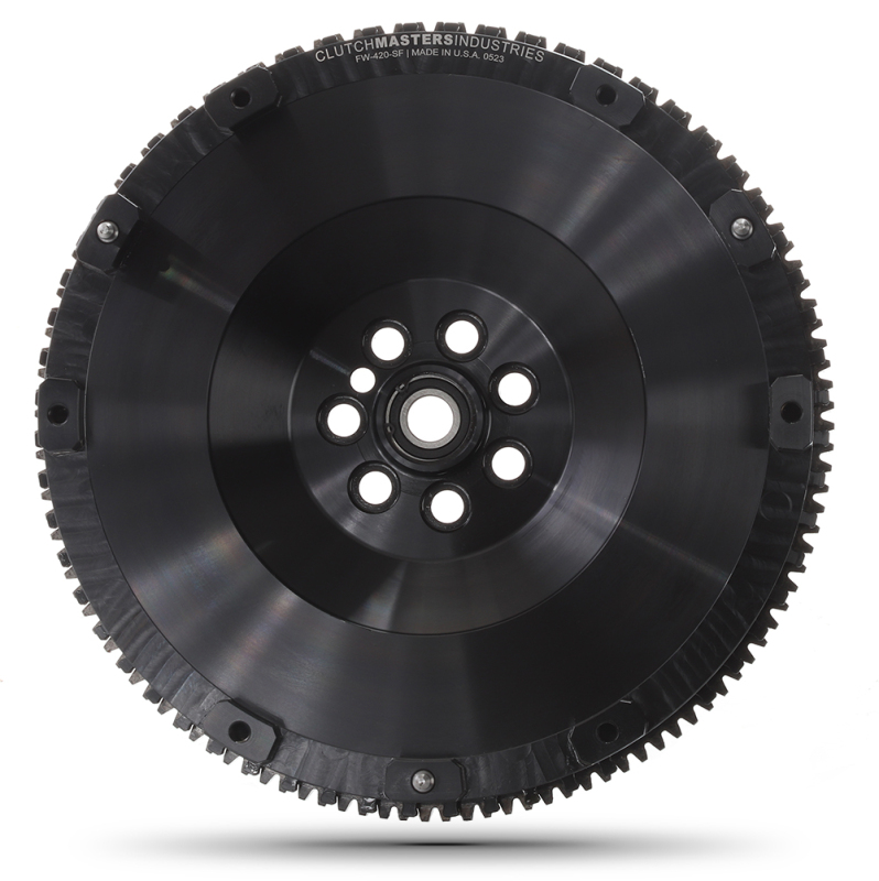 Hyundai Genesis Steel Flywheel - Clutch Masters - Lightweight, CNC Machined, Precision Balanced - Black - `13-`14